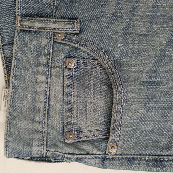 Levi's 511 men's classic slim fit Denim blue jeans 32×32 Mid rise straight leg - Picture 3 of 16